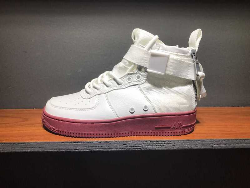 Nike Special Field SF AF1 Mid White Red Lover Shoes